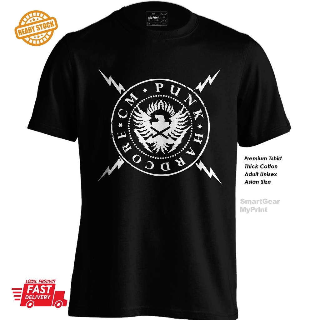 Áo thun Cotton Cm Punk Nexus Aew Wrestling