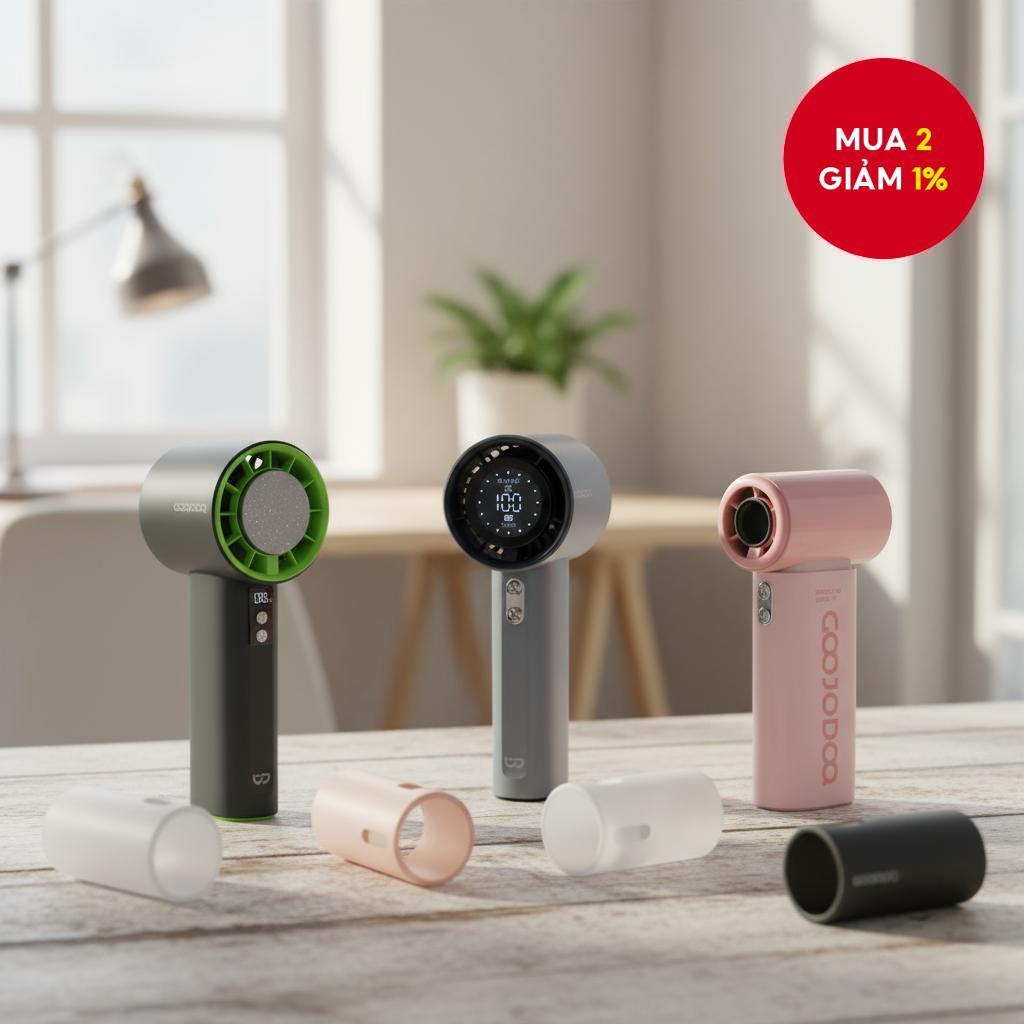 Vỏ bảo vệ silicone có thể giặt GOOJODOQ cho quạt Mini GFS001 GFS006 GFS007 GFS009 Đàn hồi cao