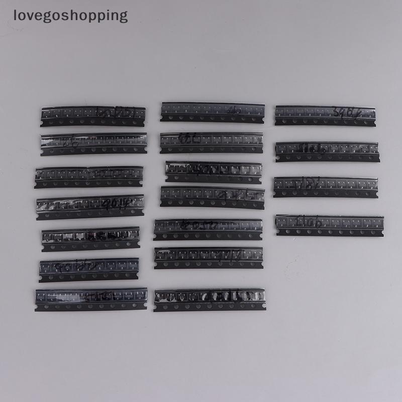 [LGO] Bộ Transistor Các Loại (SOT-23) 18 Loại * 10 Cái = 180 Chiếc 2N222 S9013 S9014 S9015 S9018 S80