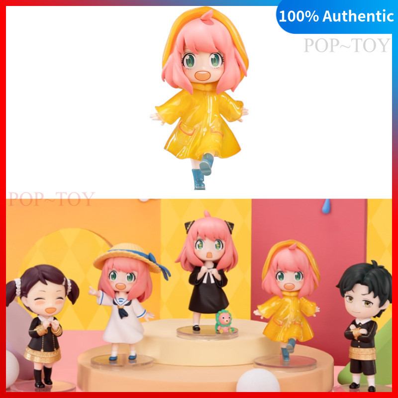 POPMART Anya's Daily Life DLC Series Spy Family Cute Figures pop mart anya v2 blind box figures gift