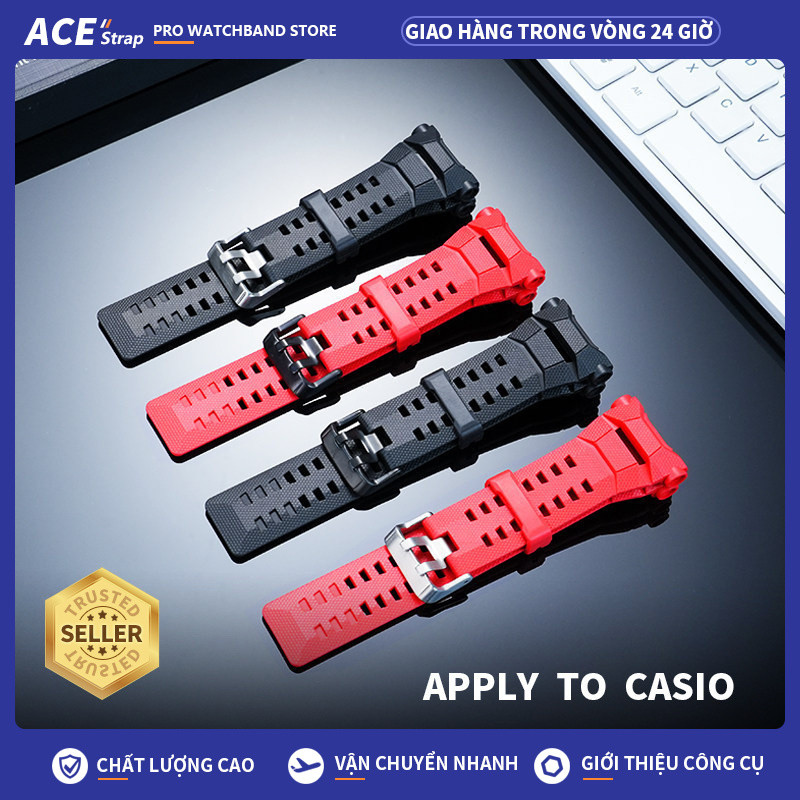 Áp dụng cho CASIO G-SHOCK GSW-H1000 Dây đeo đồng hồ thể thao silicon thay thế cho nam, dây đeo cổ ta