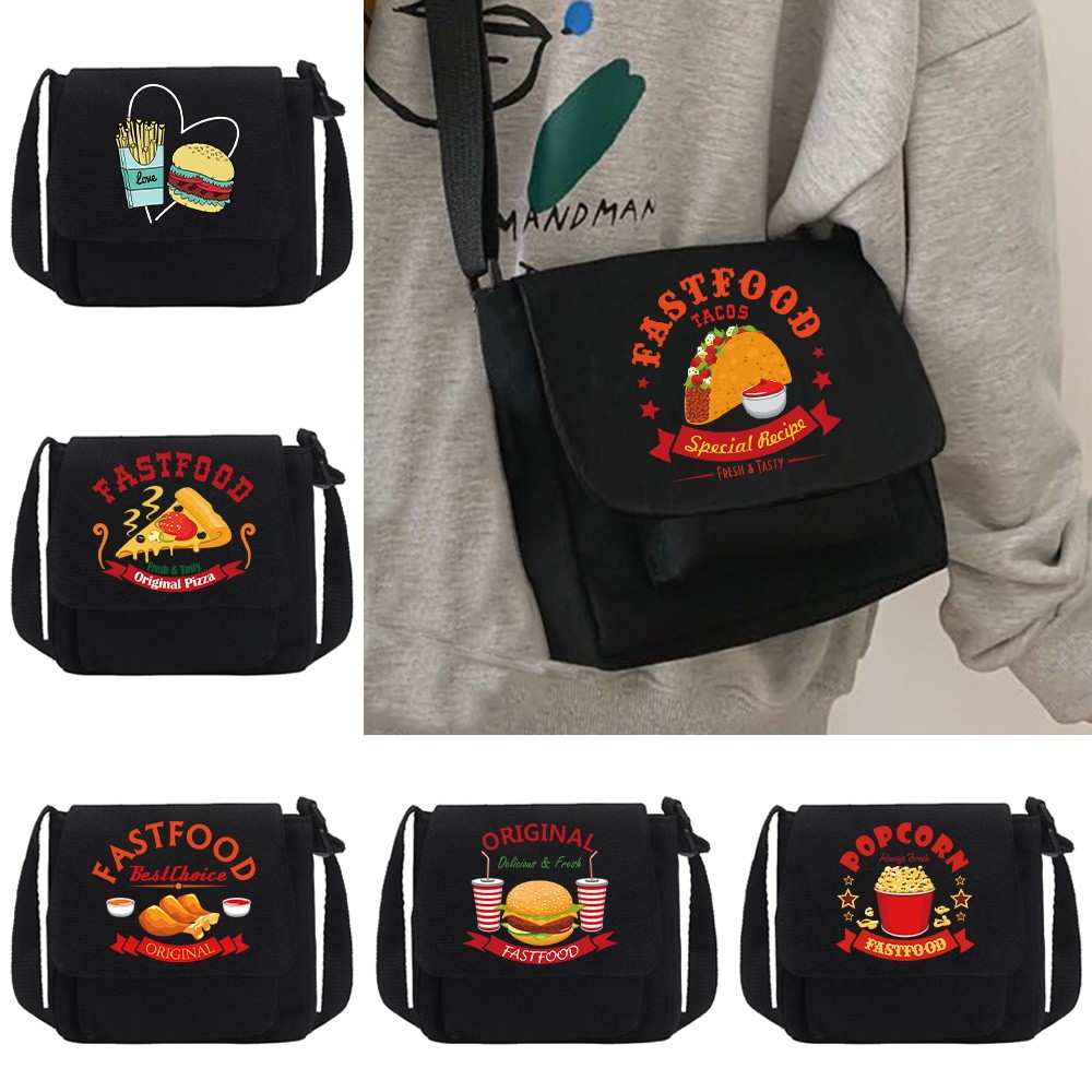 Student commuting crossbody bag Large capacity single-shoulder crossbody bag In stock Lightweight me