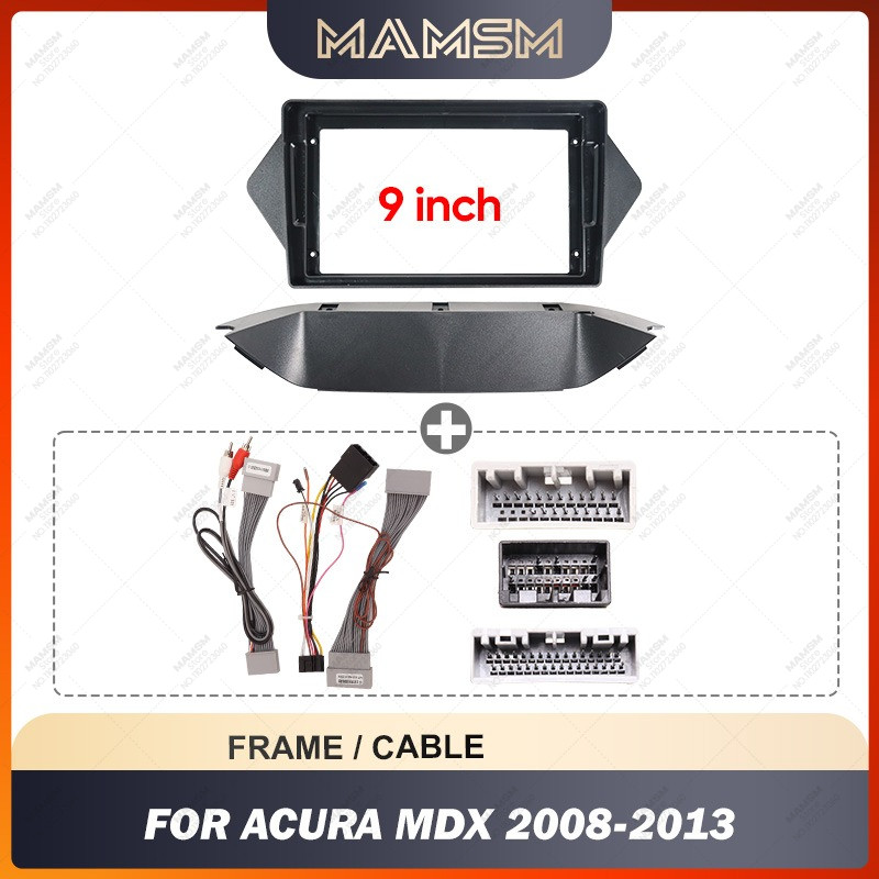 Mới Nhất 9inch Dành Cho Xe Honda Acura MDX 2008-2013 Đài Phát Thanh Âm Thanh Nổi Ô Tô Android Khung 