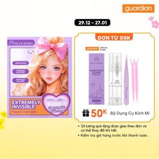  Miếng Dán Kích Mí Tàng Hình Mlen Diary Extremely Invisible Dành Cho Mí Sụp 100 Miếng 