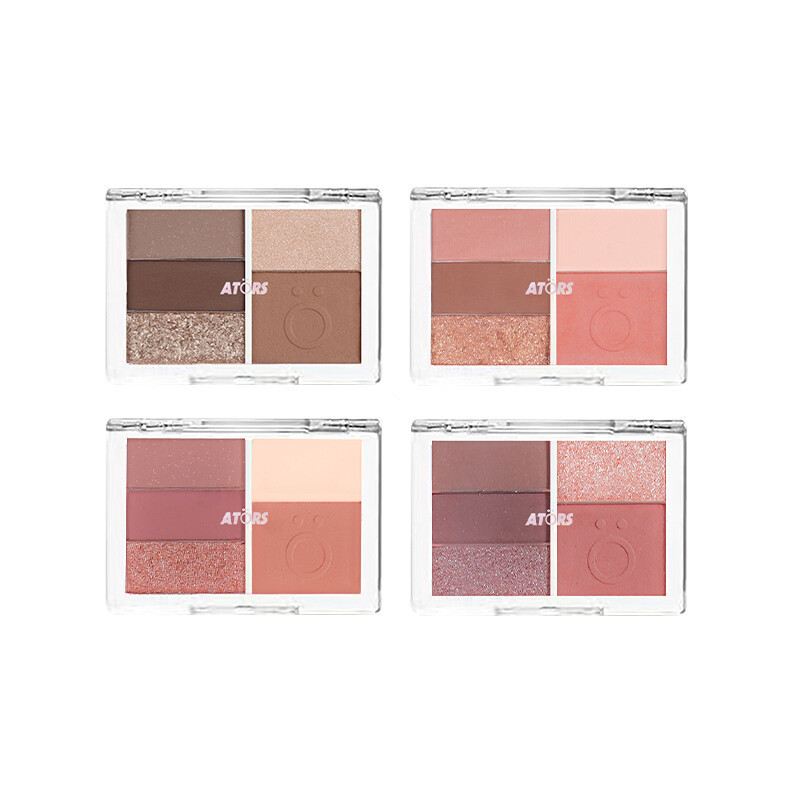 Bảng Phấn Mắt ATORS Đế Đa Năng Highlight Blush Pearl Đa Năng Bảng Phấn Mắt Di Động Trang Điểm Mắt
