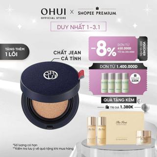   OHUI Official  Phấn nước chuyên che phủ kiềm dầu bền màu OHUI Ultimate Longwear Jean Cushion SPF35+ PA++ 15g 