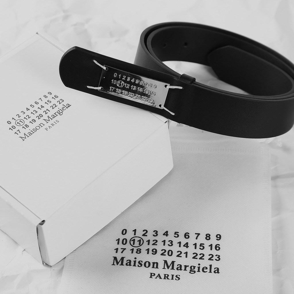 VLFS MM6 Designer Metal Plaque Minimalist Belt