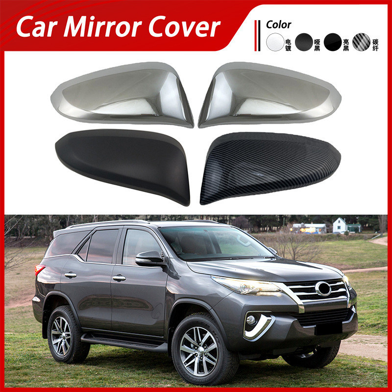 Thích hợp cho 15-22 ToyotaFortuner AN160 Đảo Chiều Gương Che Gương Chiếu Hậu Vỏ Phản Quang Mưa Gear