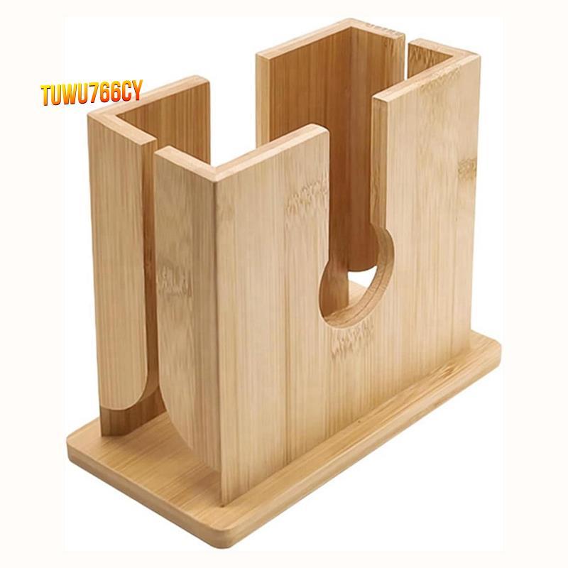 Gỗ Bagel Máy Thái Giá Đỡ Gỗ Bagel Cắt Chống Trượt Bánh Mì Cắt Thái Cho Bagels Lớn Tiếng Anh Muffin