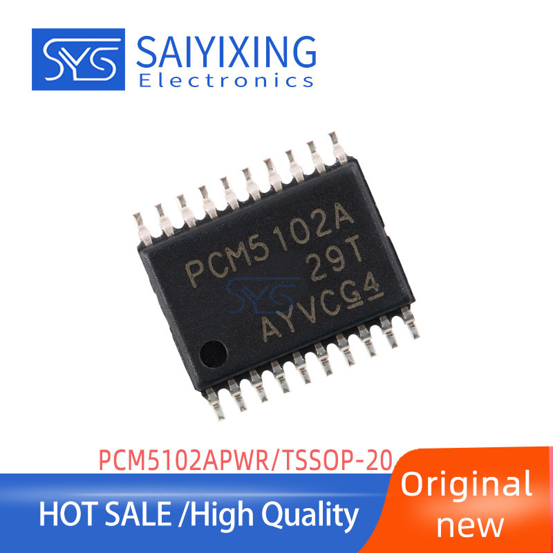 2 Chiếc Chính Hãng Mới PCM5102APWR IC PCM5102A Bao Bì TSSOP-20 ADC / DAC Loại Đặc Biệt Chip