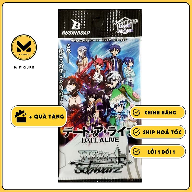 THẺ BÀI Date A Live - Weiss Schwarz - Booster Box (Bushiroad) PACK CARD CHÍNH HÃNG