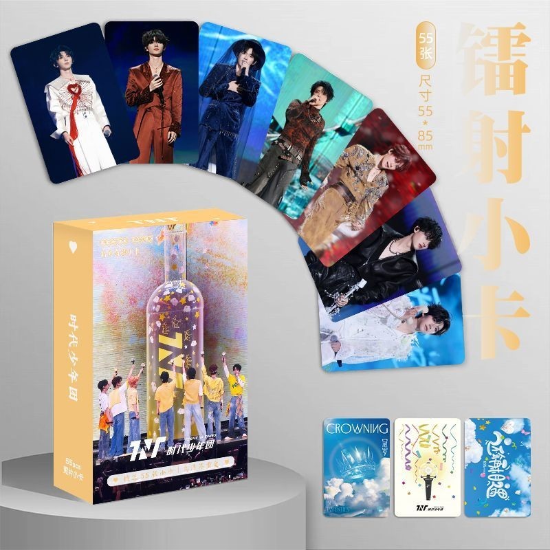 Time Concert Photocard Giá trị cao 55 TNT Full Stage Photo Merchandise Collection Card Times Teenage