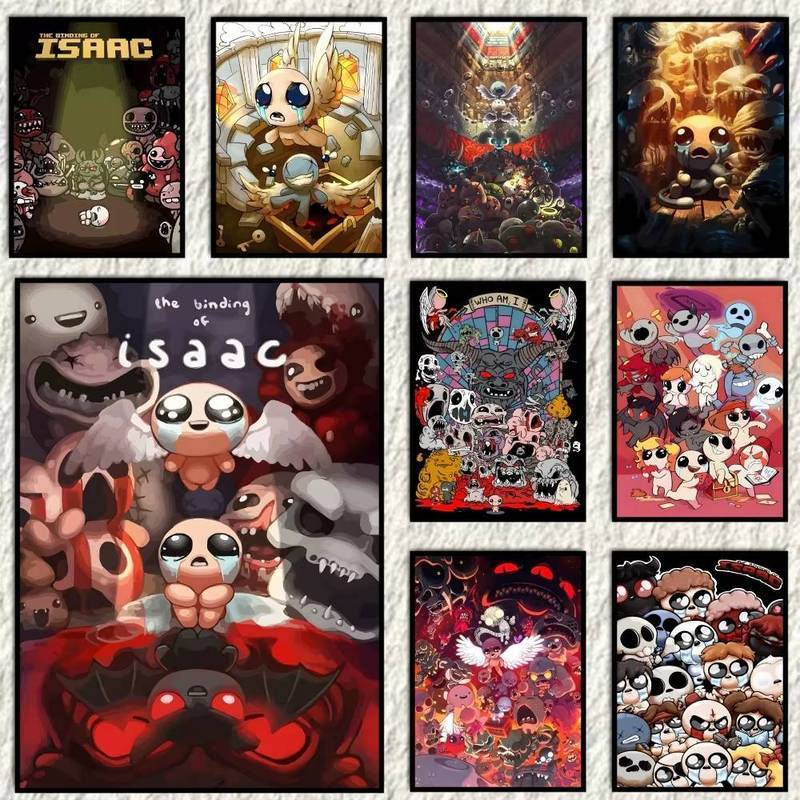 Ràng Buộc Của Isaac Trò Chơi Nghệ Thuật Không Khung Chống Thấm Nước HD Canvas Nghệ Thuật Trò Chơi In