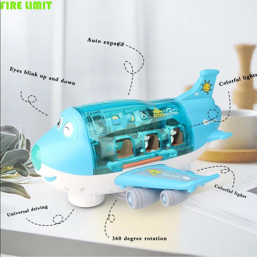 FIRE LIMIT LED Máy Bay Mô Hình, Đèn LED Nhựa Đèn LED Đồ Chơi Máy Bay Âm Nhạc, Máy Bay Mô Phỏng Đồ Ch