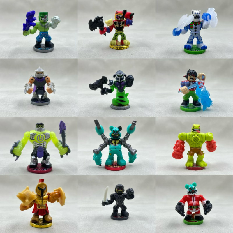 Số lượng lớn chính hãng Akedo Arcade Warrior Thunder Đấu trường chiến đấu nóng Biến hình Anh hùng Bú