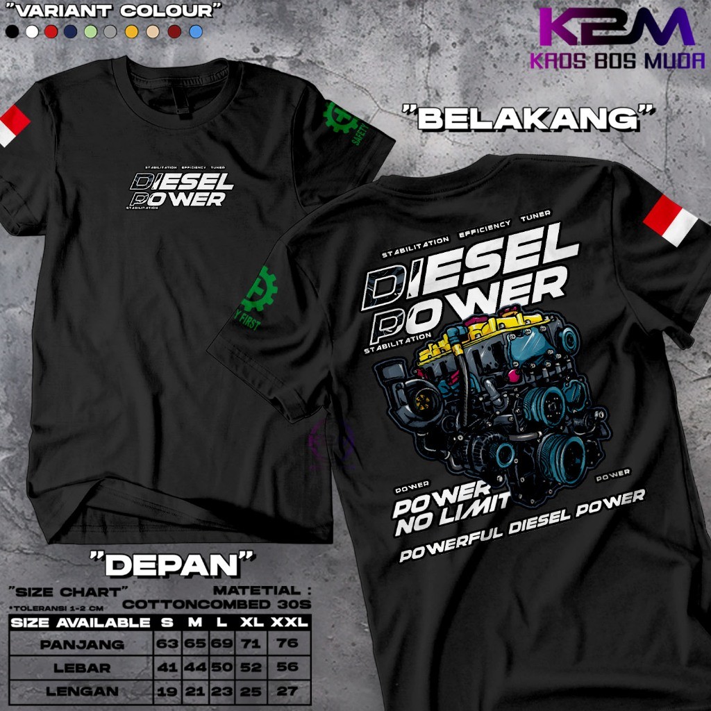Áo thun Diesel Power Jersey
