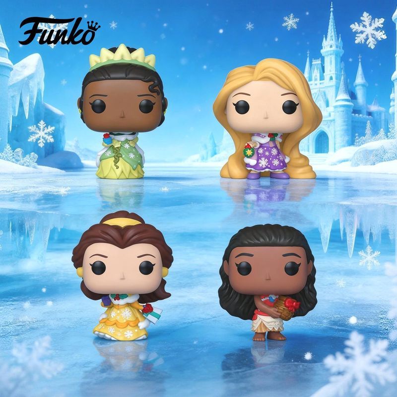 Funko Disney Công Chúa Le Pei Belle Moana Bí Ẩn Trứng Hàng Hóa Đồ Trang Trí Bằng Tay Búp Bê