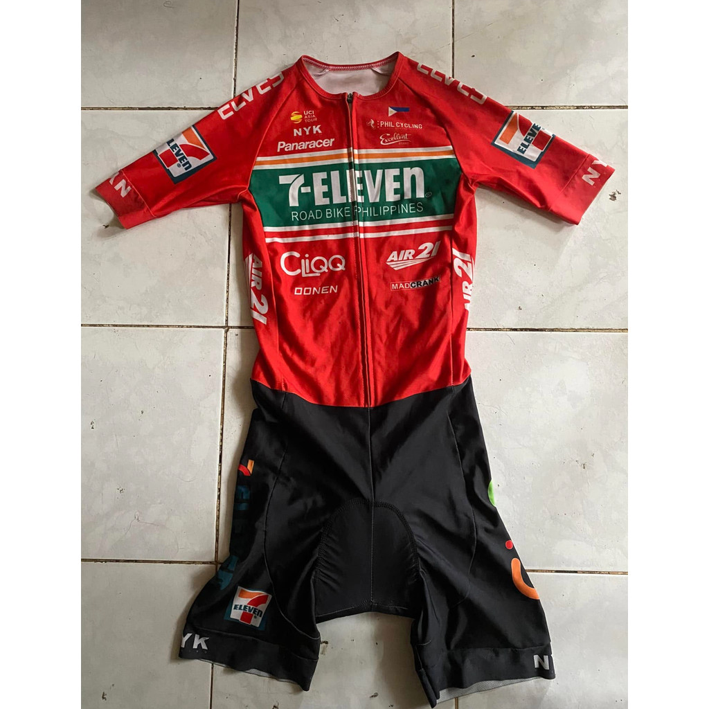 Áo đua đường trường Air21 Trisuit Presko - 7ELEVEN với công nghệ Aircool Mesh