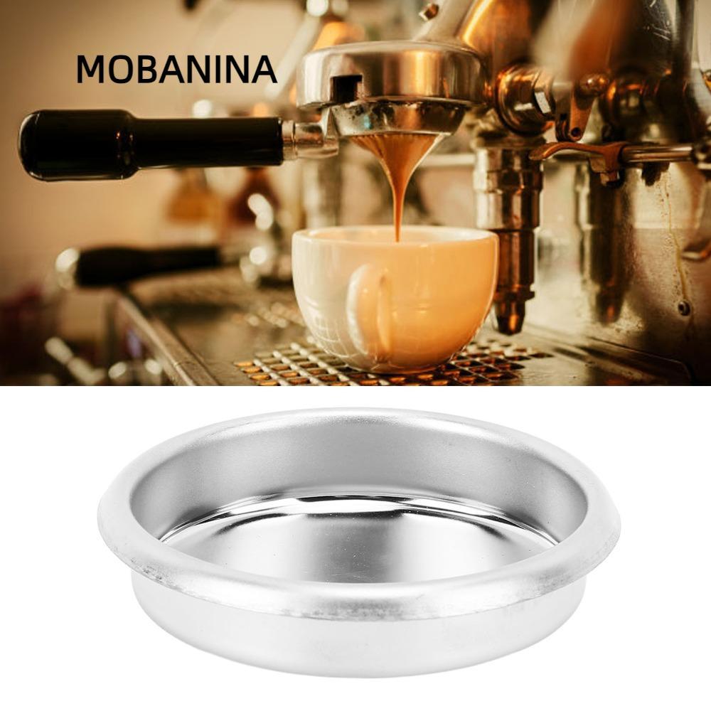 MOBANINA Backflush Blind Filter, Giỏ chèn Portafilter 58mm 51mm, Bạc giặt Backflush 54mm 304 Thép kh