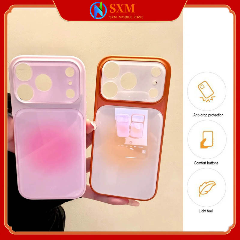 Ốp điện thoại ánh sáng xanh 2 trong 1 cho iPhone 17 Pro Max Tương thích với iPhone 17 / 16 / 15 / 14