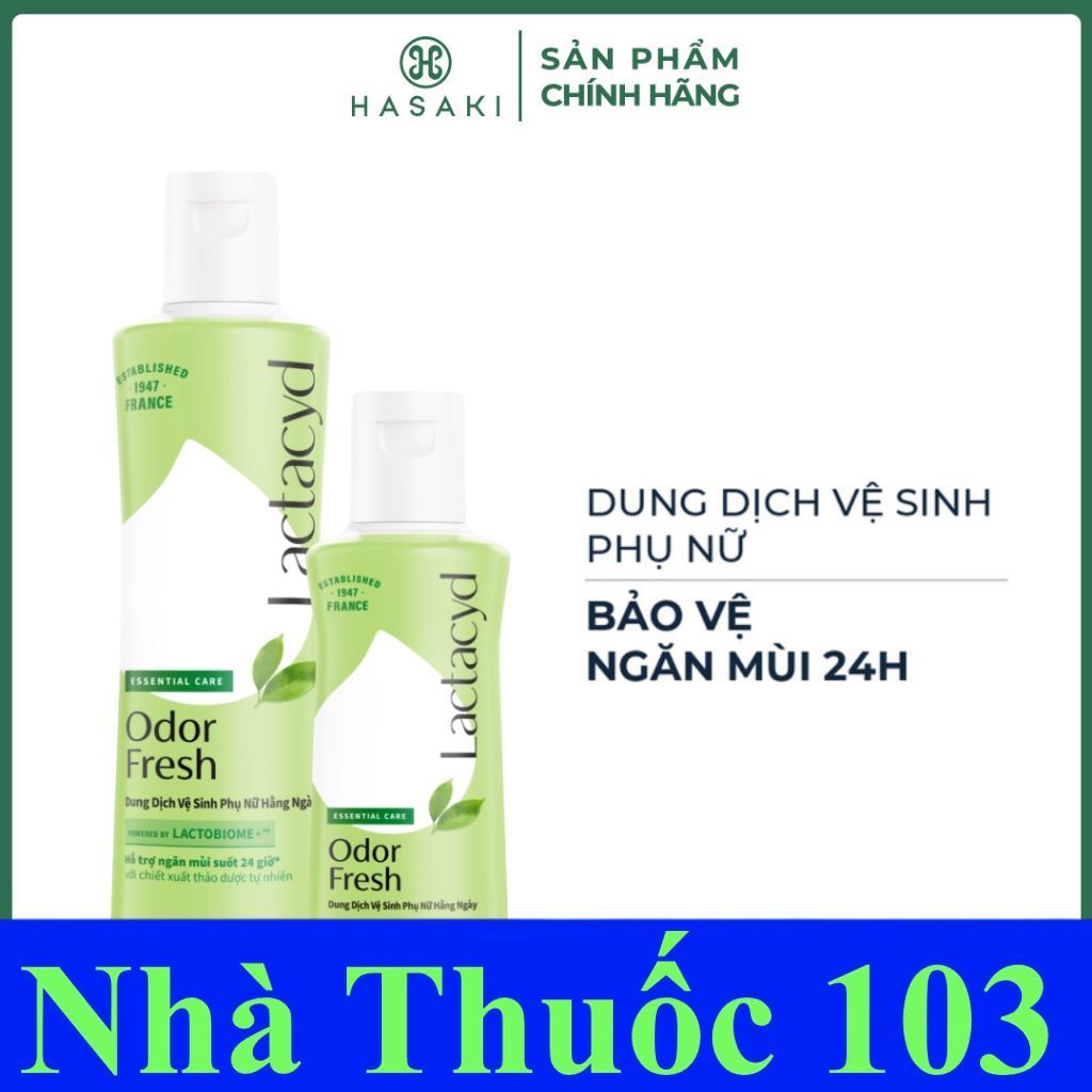 [RẺ VÔ ĐỊCH] [DAILY] Dung Dịch Vệ Sinh Phụ Nữ Lactacyd Ngăn Mùi 24H Hương Odor Fresh Hasaki & TÍA TÔ