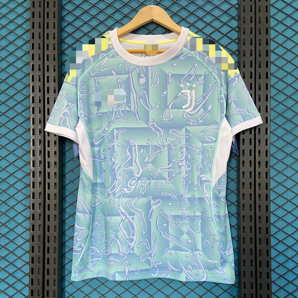 Người hâm mộ 25-26 Áo thun bóng đá nam nữ Juventus Jersey S-3XL