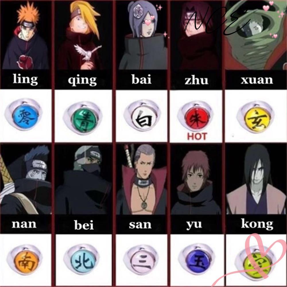 Nhẫn cosplay Akatsuki phong cách thanh tao