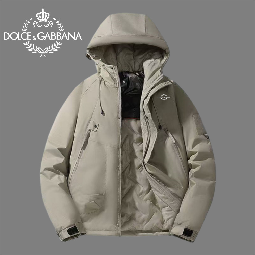 Dolce & Gabbana Áo Khoác Ruffian Thu Đông 2025 - Chống Thấm Nước, Phù Hợp Cho Nam Và Nữ