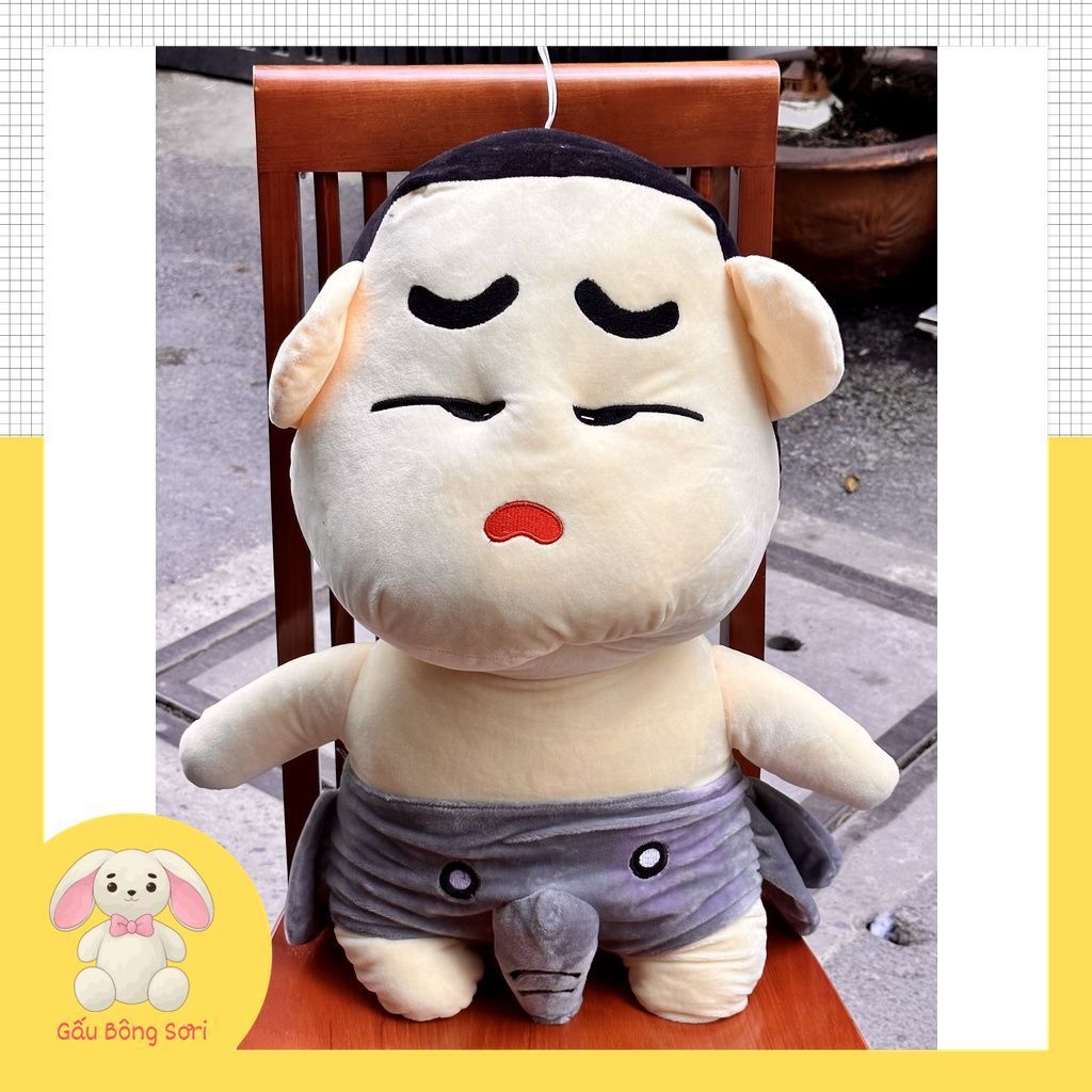 Gấu bông Ku Shin, Shin Mặc Quần Voi siêu cute hàng cao cấp mềm mịn - SƠ RI GẤU XINH