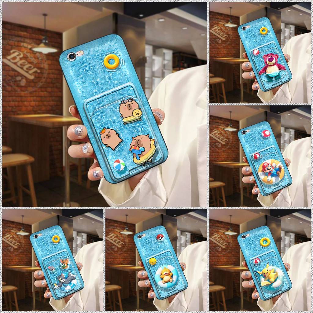 Ốp Lưng TPU Ốp lưng iphone 6 Plus / 6S Plus / ip6Plus / ip6S Plus Thẻ Tay Áo Hoạt Hình Silicon Mềm B