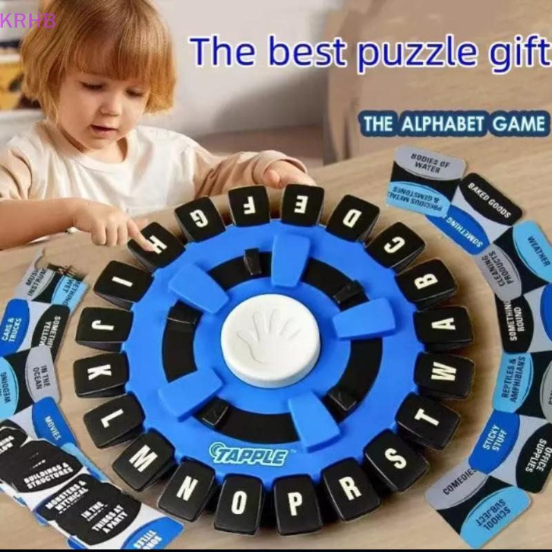 KRHB Crazy Letter Game Board Game Game Family Nhịp điệu nhanh Đồ chơi xếp hình bé trai và bé gái MỚI