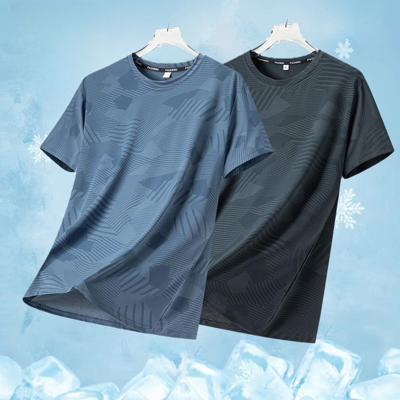 Áo thun lụa thoáng khí, phù hợp cả nam và nữ, ideal cho mùa hè