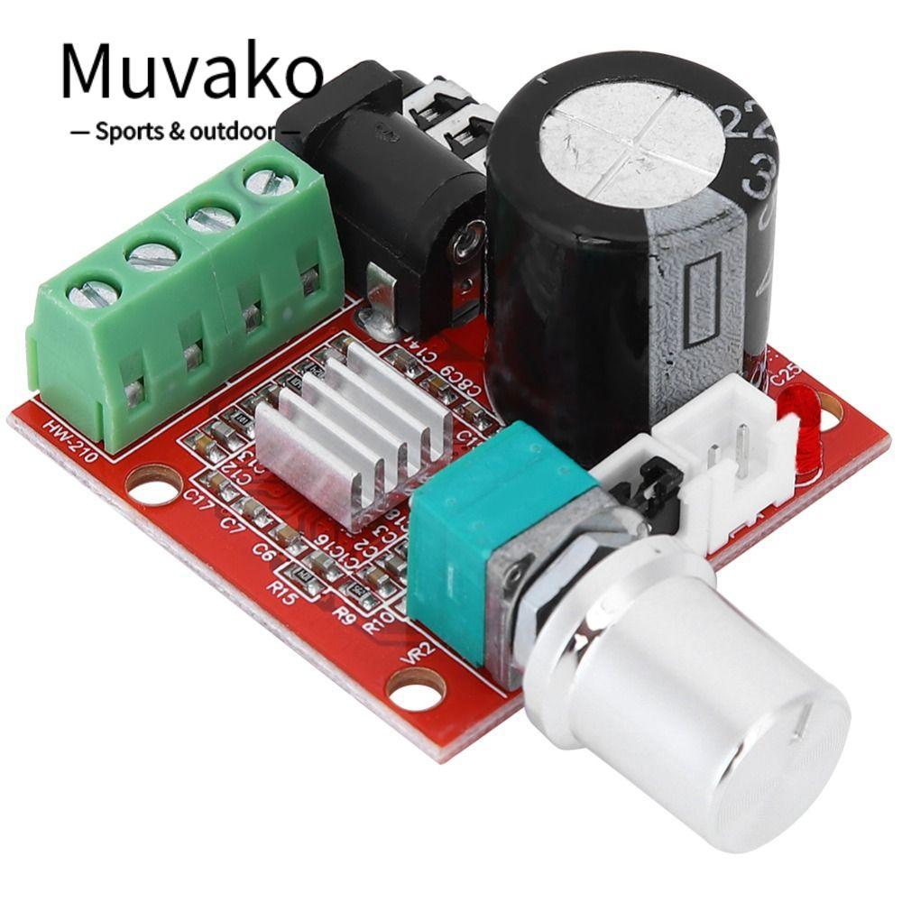 Mô-đun khuếch đại MUVAKO, Bảng khuếch đại âm thanh nổi PAM8610 kênh kép 2X10W, Âm thanh ô tô D Class