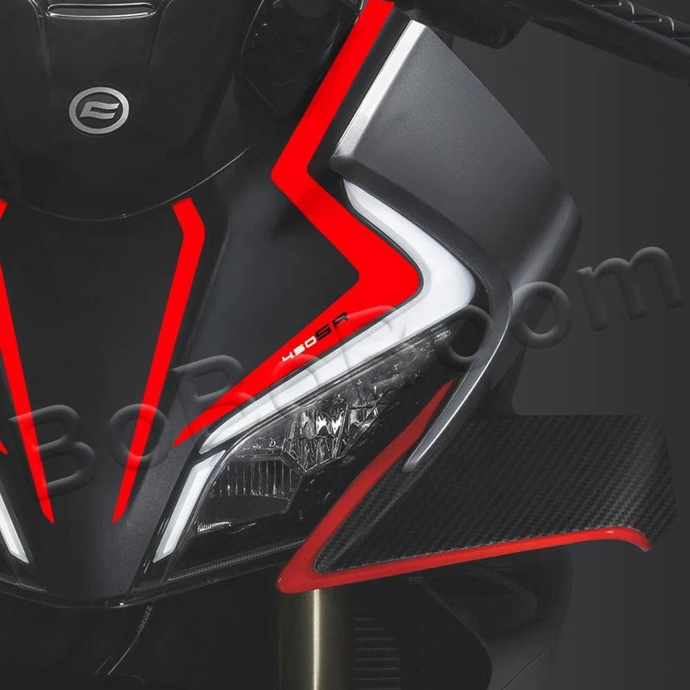 Phản Quang Xe Máy Trước Fairing Miếng Dán Trang Trí Sọc Decal Phụ Kiện Chống Thấm Nước Cho CFMOTO 45