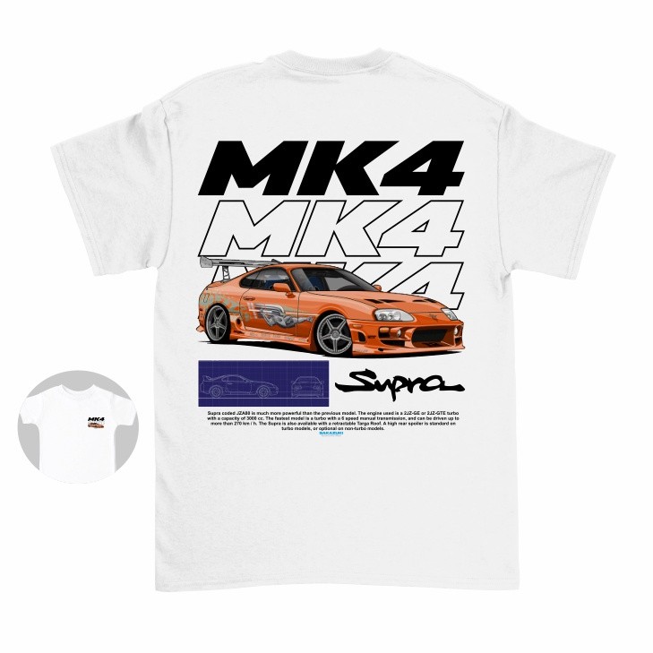 Áo thun Sakazuki cho trẻ em Toyota Supra Mk4 Brian O Connor Dạo phố Áo thun ô tô