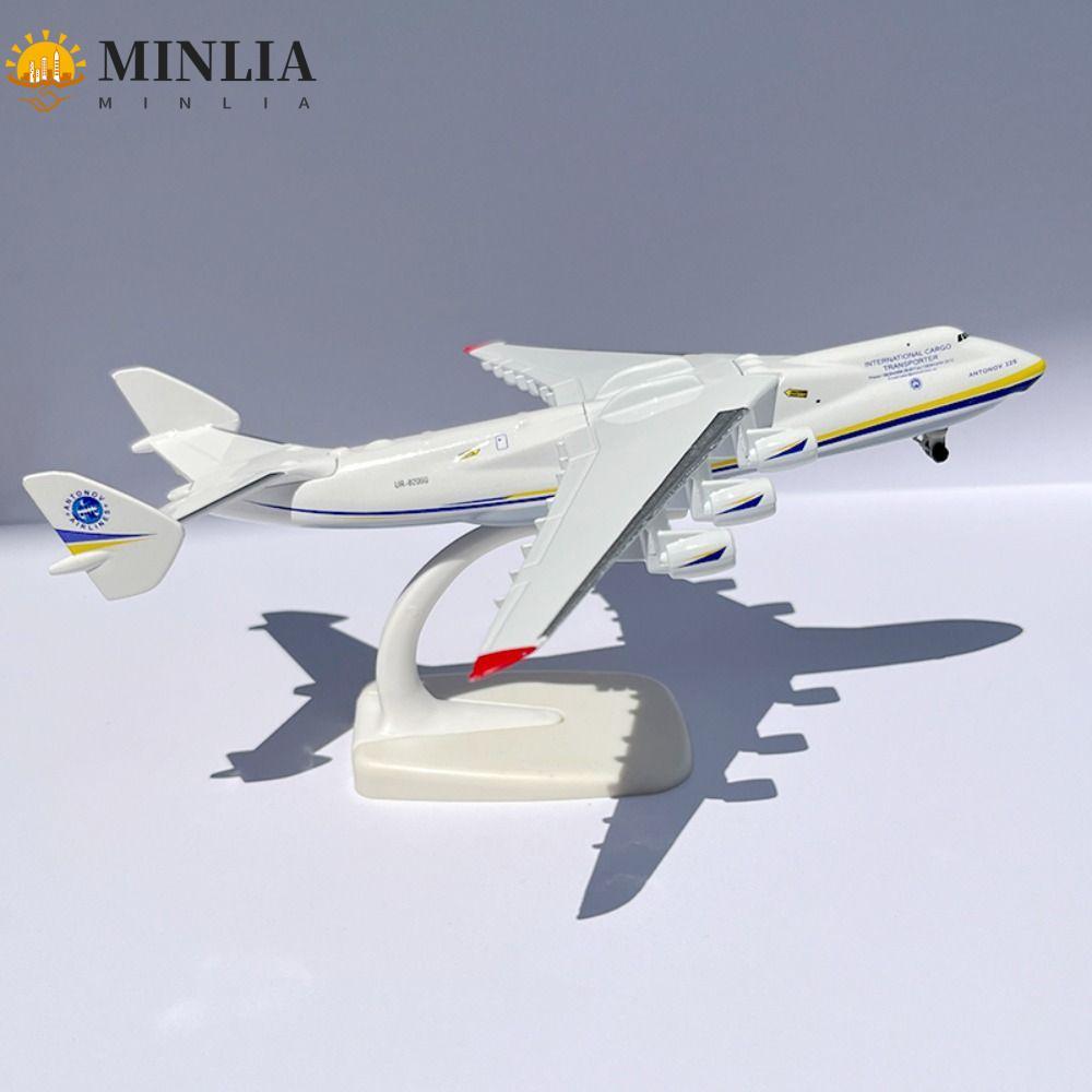 Máy bay mô hình MINLIA AN225, Diecast tỷ lệ 1 / 400 Antonov an-225, Máy bay tĩnh 20CM Mriya Mô hình 