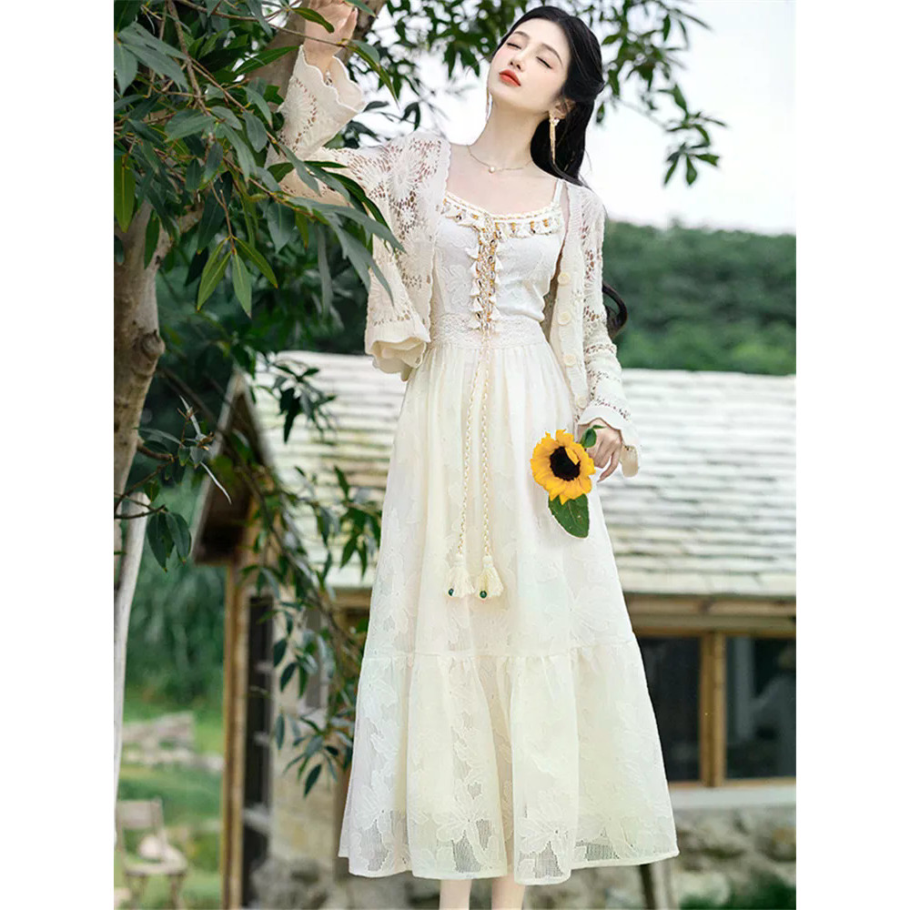 Bộ váy ren Bohemian