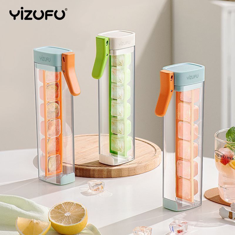 Premium Selection#Yizhifu Ice Cube Mold Household Ice Making Tool Ice Cube Tray Food Grade Press Ice