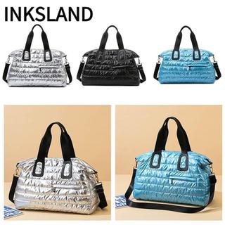 Túi xách INKSLAND, Gói Duffle có thể gập lại chống nước, Tách ướt và khô Nhiều túi Tay cầm có thể mở rộng Túi tập thể dục