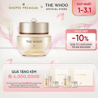   THE WHOO OFFICIAL  Kem dưỡng tự nhuận tái sinh da The Whoo Bichup Anti-aging Repair Cream 50ml 