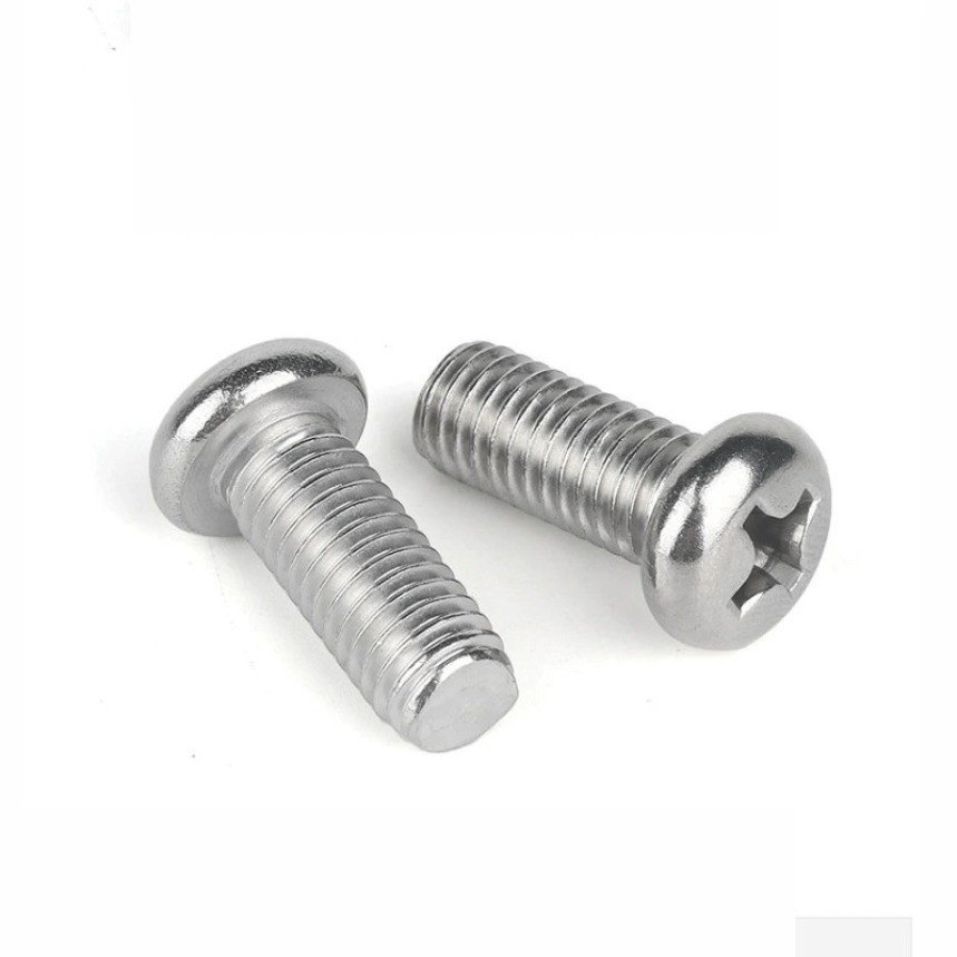 Đầu vít Phillips đầu tròn bằng thép không gỉ 304 M3 / M3.5
