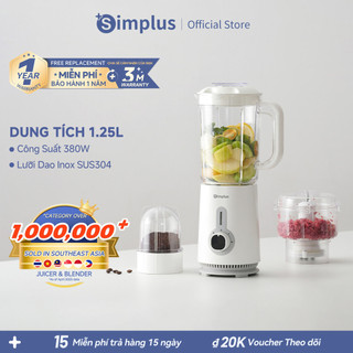  Simplus Máy Xay Sinh Tố Đa Chức Năng Dung Tích 1.25L LLJH005 - Bảo Hành 1 Năm 1 Đổi 1 