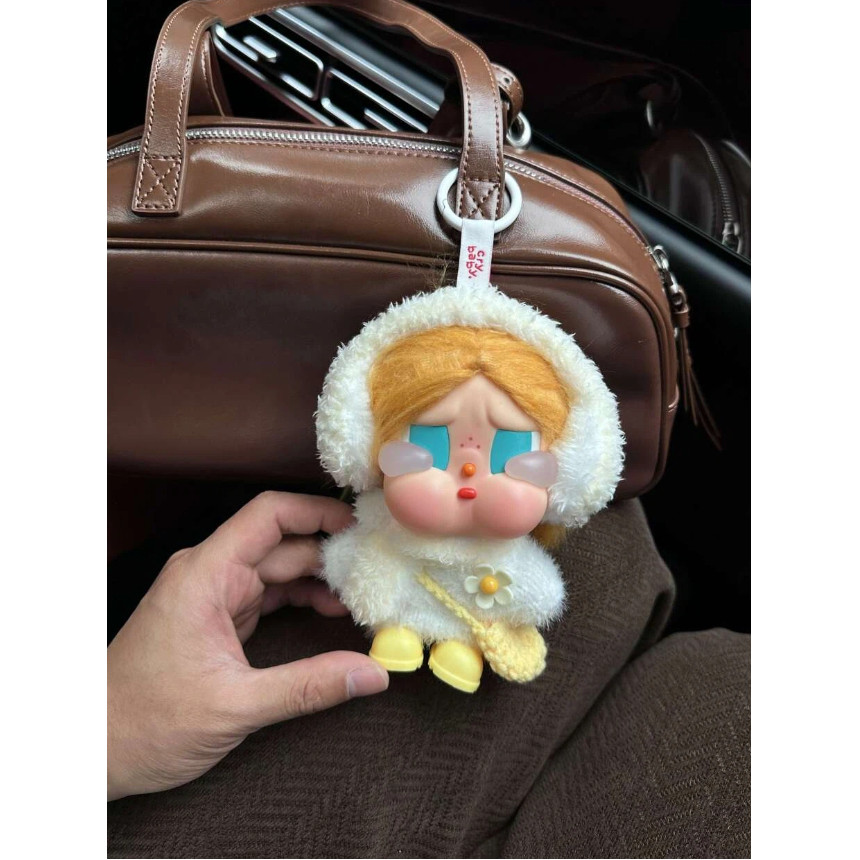 ((Quần áo trẻ em Crybaby Crybaby) Crybaby Crybaby Beach Rest Bộ bịt tai sang trọng mùa đông