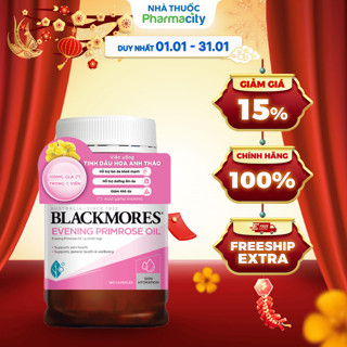  Thực phẩm bảo vệ sức khỏe viên uống tinh dầu hoa anh thảo Blackmores Evening Primrose Oil  Chai 190 viên  