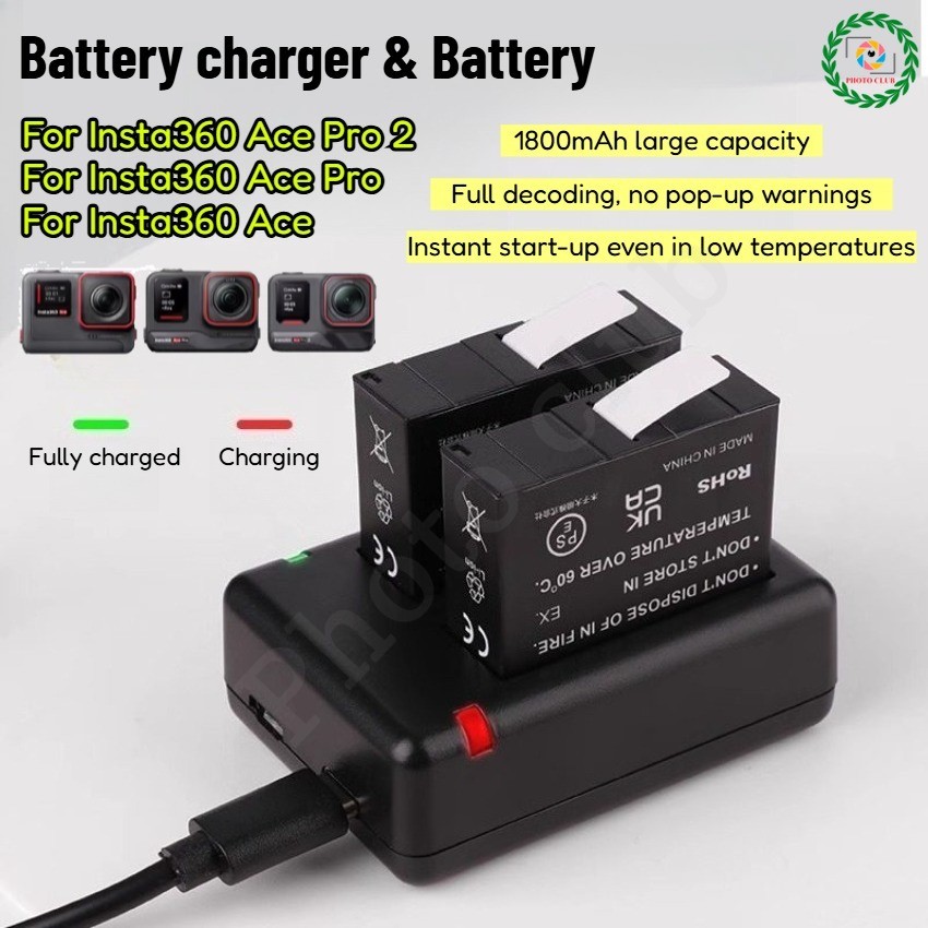 Dành Cho Insta360 Ace Pro 2 Pin Sạc / Trung Tâm Sạc Pin Cho Insta360 Ace Pro / Ace Thay Pin