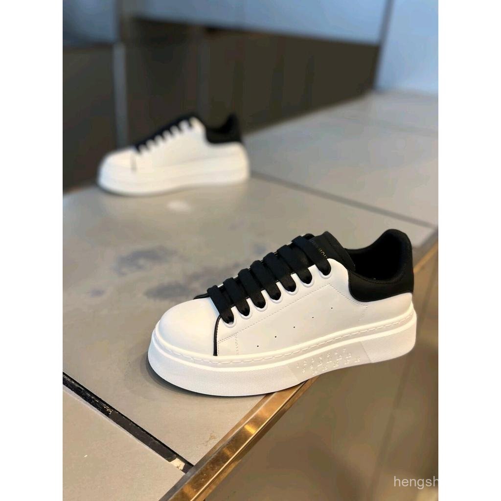 Dạo Phố Giày Trắng Nam Phong Cách Mới Microfiber Da Thoáng Khí Thoải Mái Đế Mềm Tăng Bán Chạy Giày N