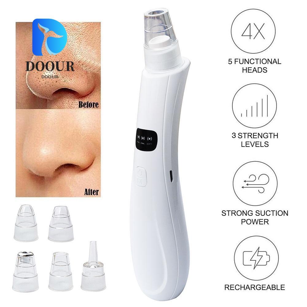 Máy hút lỗ chân lông DOOUR, Làm sạch da mặt Blemish Loại bỏ mụn đầu đen bằng điện, 3 chế độ hút Loại
