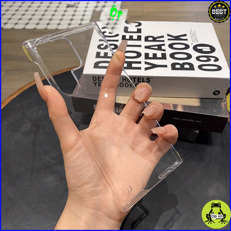 Ốp lưng trong suốt không viền cứng Samsung S25, Samsung S25+, Samsung S25 Ultra, S25 Edge ... hạn ch