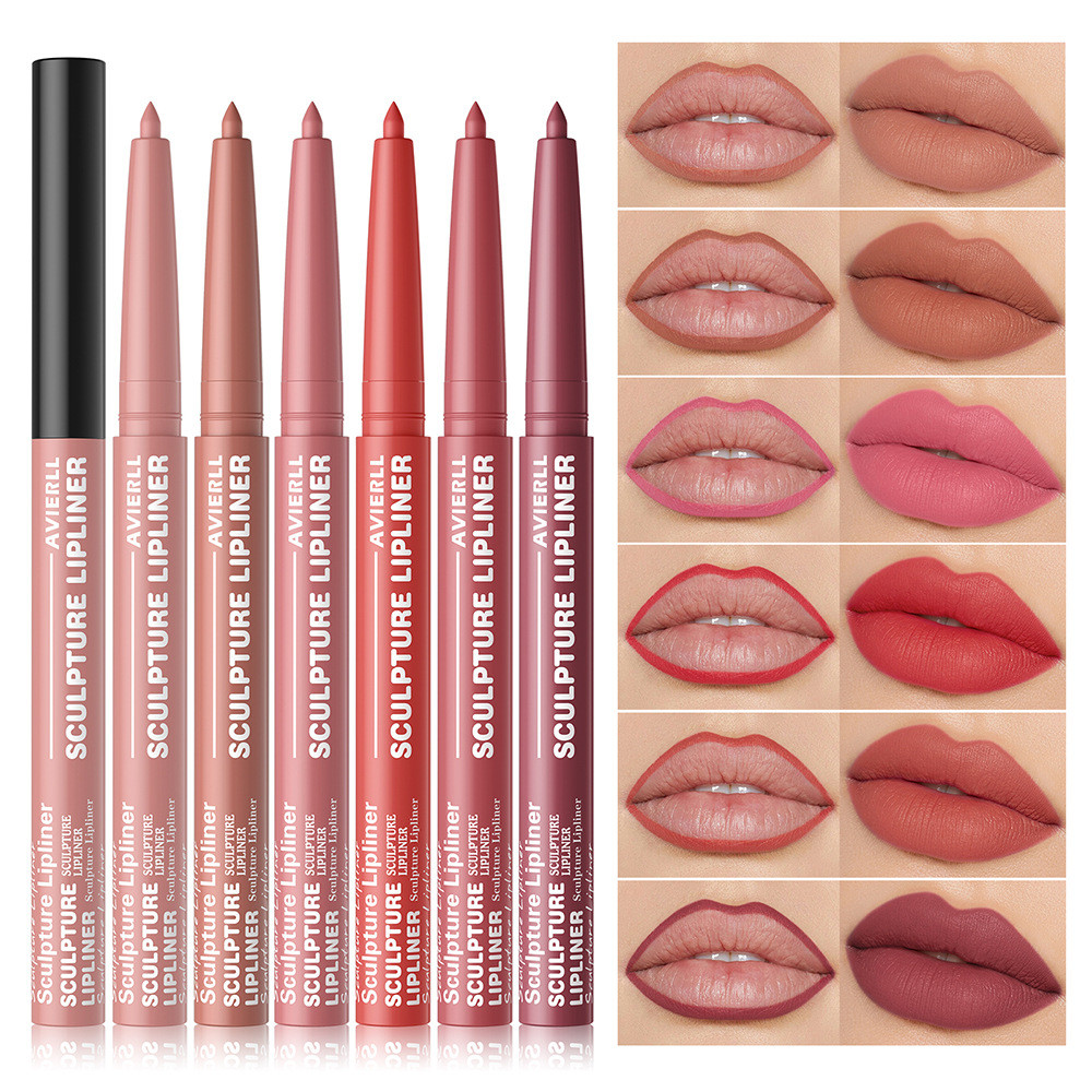 AIERLL Matte Lip Pencil Line 12 Màu Móc Dòng Son Môi Bút Chống Thấm Nước 2026.4.2