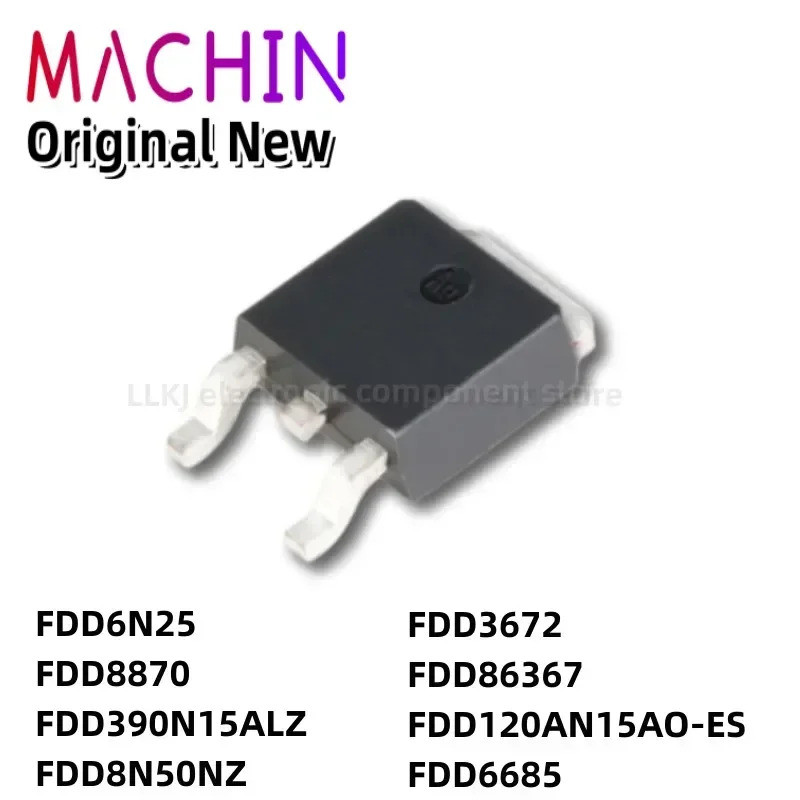 5 chiếc FDD6N25 FDD8870 FDD390N15ALZ FDD8N50NZ FDD3672 FDD86367 FDD120AN15AO-ES FDD6685 TO252 Hiệu Ứ